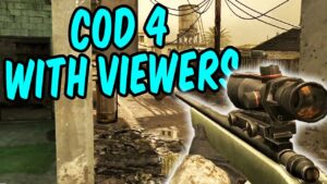 Teo plays some Call of Duty 4 with viewers