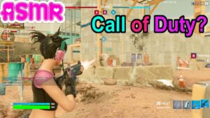 ASMR Gaming 🍀 Fortnite New Call of Duty Map Relaxing Gum Chewing + Controller Sounds Whispering 🎧