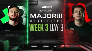 Call of Duty League Major III Qualifiers Week 3 | Day 3