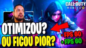 OTIMIZOU OU FICOU COM MAIS BUGS NA SEASON 3 DO CALL OF DUTY MOBILE CONFERINDO #codashop