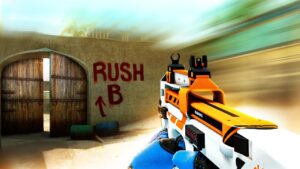 Playing CSGO like it's Call of Duty... because I suck...