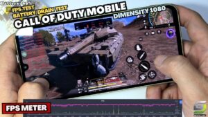 Samsung Galaxy A34 5G test game Call of Duty Mobile Max Setting