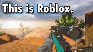 This game is actually Roblox, NOT Call of Duty