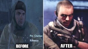 YURI AND CHERNOV Shares Almost Similar dialogue in Call Of Duty: Modern Warfare 3 and World At War