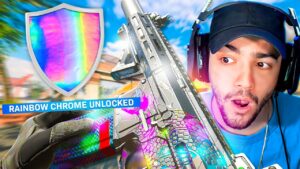 the NEW RAINBOW CHROME CAMO in Modern Warfare 2..