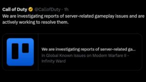 Call of Duty FINALLY acknowledges the server issues!