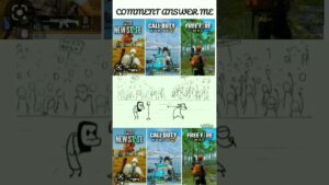 Pubg VS Call Of Duty VS Free Fire #shorts