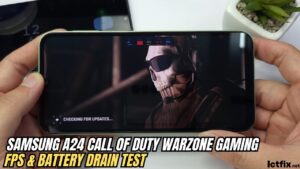 Samsung Galaxy A24 Call of Duty Warzone Mobile Gaming test