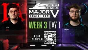 Call of Duty League Major V Qualifiers | Week 3 Day 1