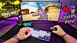 Call of Duty Mobile Emulator 120 FPS Super Smooth! 🤩 Royal Kludge RK61 Plus ASMR Chill (POV)