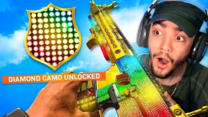 I GOT the NEW DIAMOND CAMO in MW2.. Changes Colors! 😍
