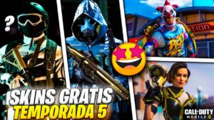 SKINS y PERSONAJES GRATIS en la TEMPORADA 5 de COD MOBILE | ACTUALIZACIÓN | Lobo Jz