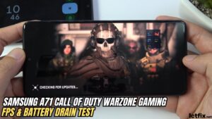 Samsung Galaxy A71 Call of Duty Warzone Mobile Gaming test