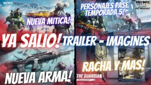 YA SALIO! TRAILER - PERSONAJES PASE Y RULETAS - NUEVA ARMA Y MITICA - MAPA! Temporada 5 | COD Mobile