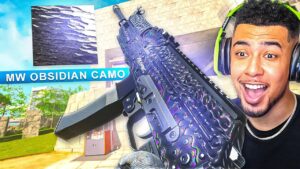the NEW OBSIDIAN CAMO in MW2.. So Rare!