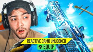 the NEW REACTIVE CAMO UNLOCKED in MW2, but... (Thunder Front)
