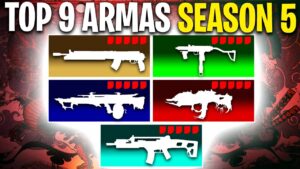 TOP 9 *MELHORES ARMAS METAS da SEASON 5* do COD Mobile