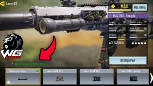 Testando o Novo Acessório Da RUS-79U ( LANTERNA TÁTICA ) - Call Of Duty Mobile