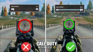 How To Use Sight Distance Setting In CODM BattleRoyale | Call Of Duty Mobile