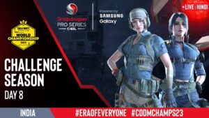 कॉल ऑफ़ ड्यूटी: मोबाइल,IN Snapdragon Pro Series Mobile Challenge, World Champs Stage 4, दिन 8, हिंदी