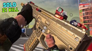 SOLO VS SQUAD (21 KILL) CALL OF DUTY WARZONE MOBILE BATTLE ROYALE