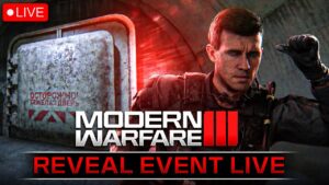 LIVE MODERN WARFARE 3 REVEAL EVENT HAPPENING NOW.. (FULL TRAILER, SHADOW SIEGE CHALLENGES & M13C)