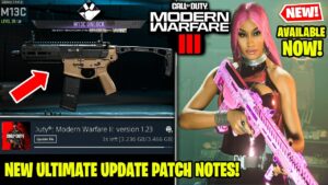 NEW MW2 UPDATE 1.23 🤯 SHADOW SIEGE MW3 EVENT, M13C GAMEPLAY, NICKI MINAJ BUNDLE! (MW2 1.23 Patch)