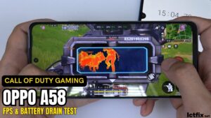 Oppo A58 Call of Duty Mobile Gaming test CODM | Helio G85