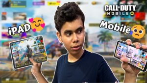 When A iPad player play on Mobile Screen Solo v Squad COD Mobile!