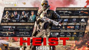 COFRE PASSE DE BATALHA TEMPORADA 8 HEIST 2023 - CALL OF DUTY MOBILE