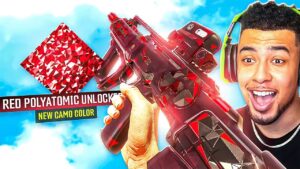 I GOT the NEW RED POLYATOMIC CAMO in MW2.. Very Rare!