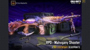 LEGENDARY RPD - MAHOGANY SHOOTER | Scrims | Call of Duty Mobile Battle Royale