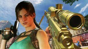 Tomb Raider no Call of Duty kkkkkkkkk