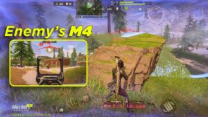 USING ENEMY'S DEFAULT M4 is CRAZY | SOLO vs SQUAD in COD MOBILE !!