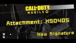 Call of Duty®: Mobile - New Attachment: H50405