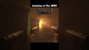 Evolution of the M1911 in Call of Duty Zombies | #shortsfeed #gaming #mw3