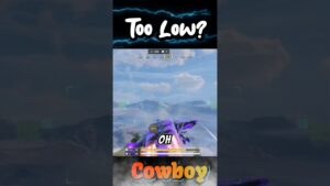 HOW LOW (can you go) 😏😎 Call of Duty Mobile #shorts CODM || Ghost Cowboy