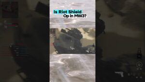 Is Riot Shield Op in Call Of Duty MW3?
