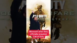 Microsoft after they officially acquired Call of Duty