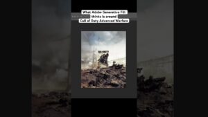 Photoshop Ai completes: Call of Duty: Advanced Warfare Cover Art [Generative Fill]  #generativeai