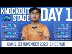 Knockout Stage Day 1 CDFI 2023 l Garena Call of Duty®: Mobile Indonesia