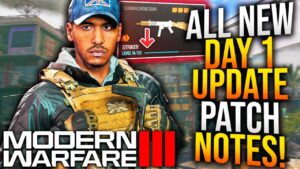 Modern Warfare 3: Full DAY 1 UPDATE PATCH NOTES! Major WEAPON CHANGES, Gameplay Updates, & More!