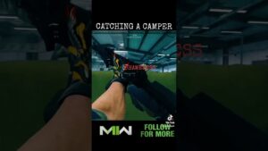 call of duty, catching a camper - shameless camping #callofduty #modernwarfare2