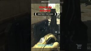 Call of duty warzone how to be invisible #shorts