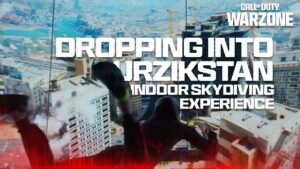 Dropping Into Urzikstan Indoor Skydiving Experience | Call of Duty: Warzone