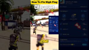 🔥How To Fix High Ping Instanlty In Call Of Duty Mobile #shorts #codm #codmobile