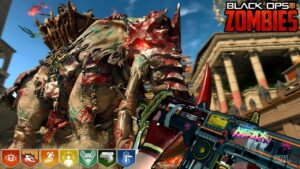 "IX NUEVE" HACIENDO EL EASTER EGG EN SOLO CONTRA LOS ELEFANTES GIGANTES | BLACK OPS 4 ZOMBIES