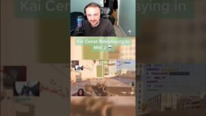 KAI CENAT ROLE PLAYING IN CALL OF DUTY #shorts #kaicenat