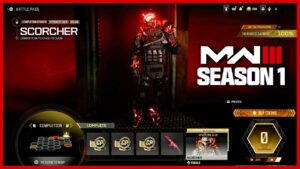 TIER 100 & BLACKCELL BATTLE PASS REWARDS for SEASON 1! (MW3 Warzone Season 1 Battle Pass Rewards)
