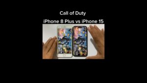 iPhone 8 Plus vs iPhone 15 Call of Duty🤯